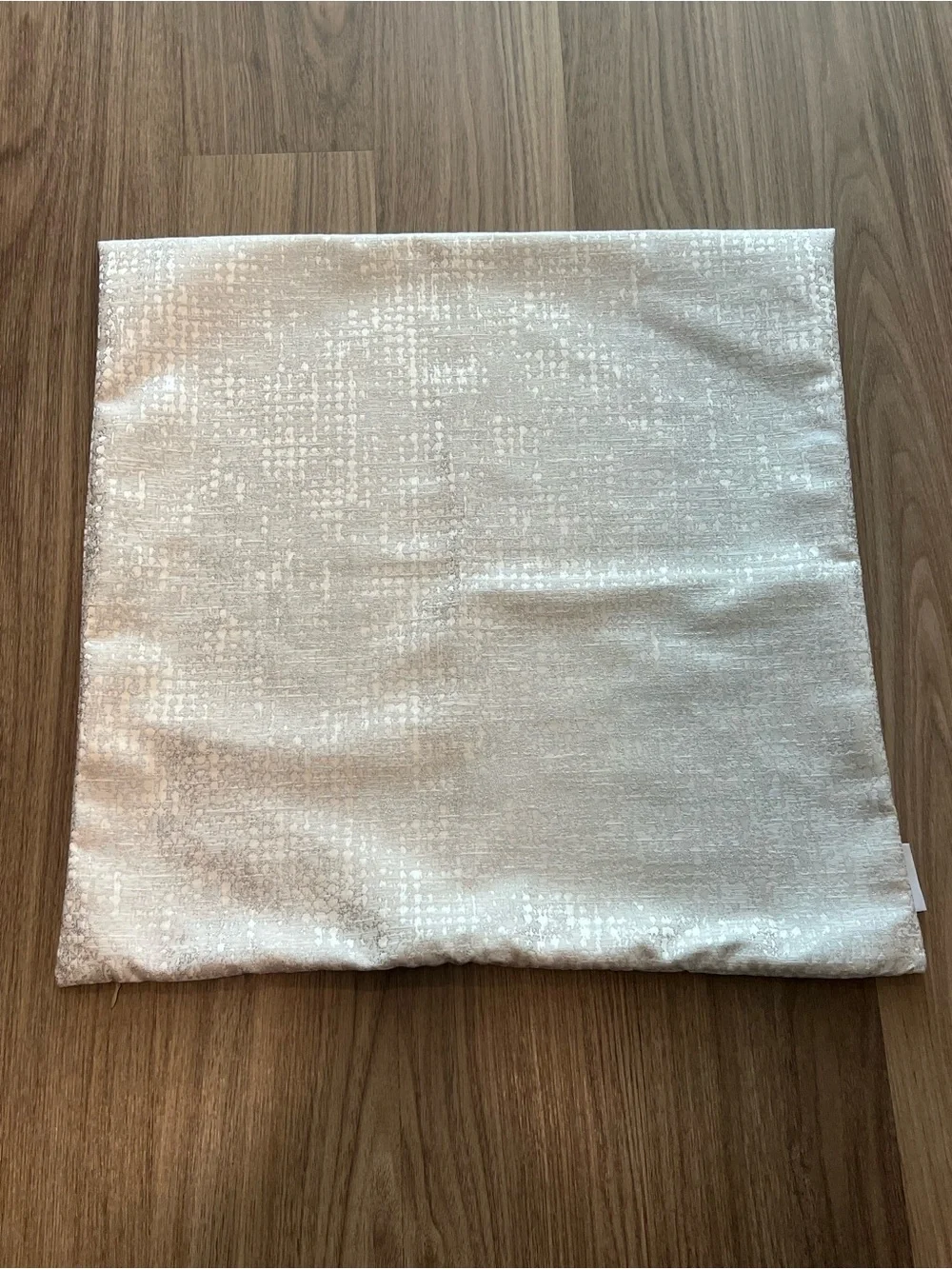 Luxury light Silver white Texture Effect Sheen Cushion Pillow Cover